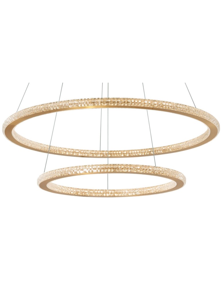 Lampy wiszące LED - Luces Exclusivas MONTE Wisząca LED 56W 3555lm 3000K Ściemnialna złoty LE41691 - product kolory-swiatla.pl 2