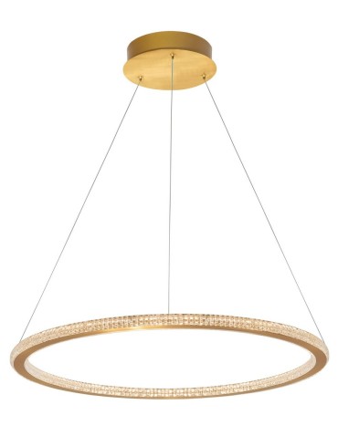 Luces Exclusivas MONTE Wisząca LED 48W 3264lm 3000K Ściemnialna złoty LE41695