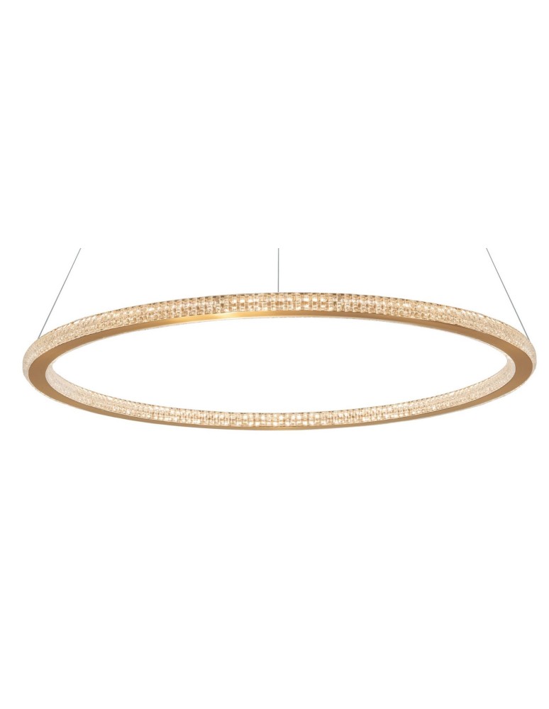 Lampy wiszące LED - Luces Exclusivas MONTE Wisząca LED 48W 3264lm 3000K Ściemnialna złoty LE41695 - produkt kolory-swiatla.pl 2