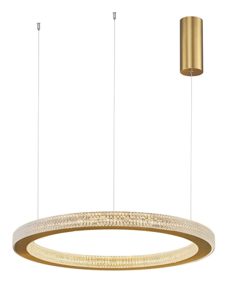 Lampy wiszące LED - Luces Exclusivas MONTT Wisząca LED 60W 3530lm 3000K Ściemnialna antyczny mosiądz LE41698 - produkt kolory-swiatla.pl 1