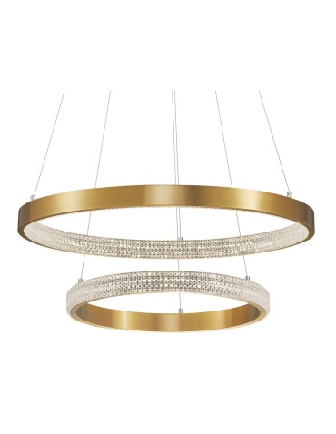 Luces Exclusivas MORON Wisząca LED 60W 3113lm 3000K Ściemnialna antyczny mosiądz LE41700 - produkt 2