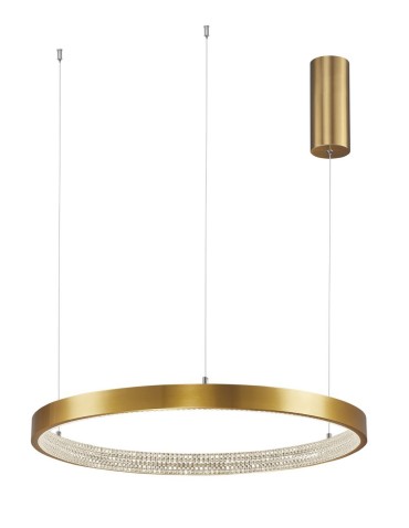 Luces Exclusivas MORON Wisząca LED 37W 2264lm 3000K Ściemnialna antyczny mosiądz LE41705