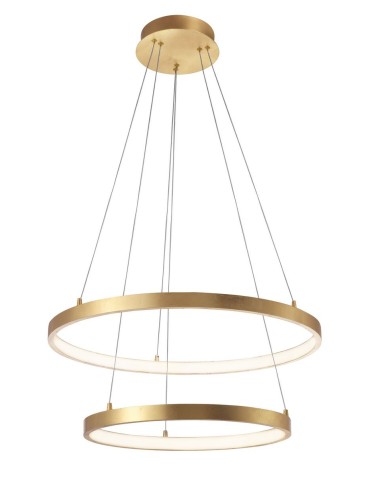 Luces Exclusivas NUEVE Wisząca LED 65W 4650lm 3000K złoty LE41707