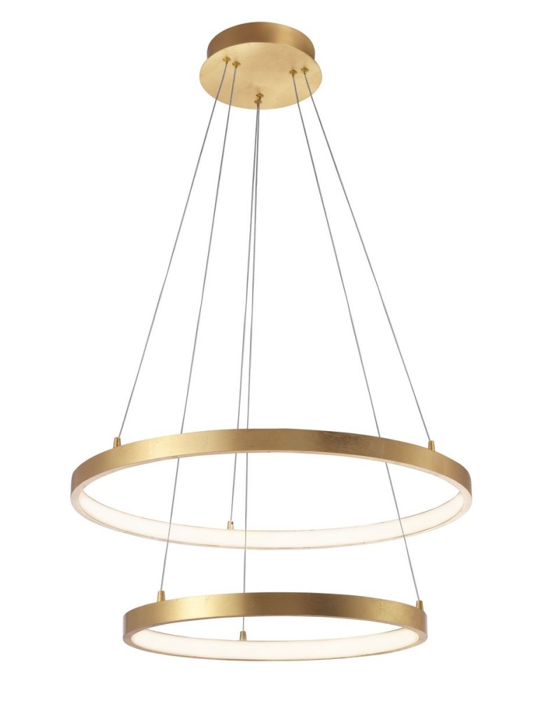 Lampy wiszące LED - Luces Exclusivas NUEVE Wisząca LED 65W 4650lm 3000K złoty LE41707 - produkt kolory-swiatla.pl 1