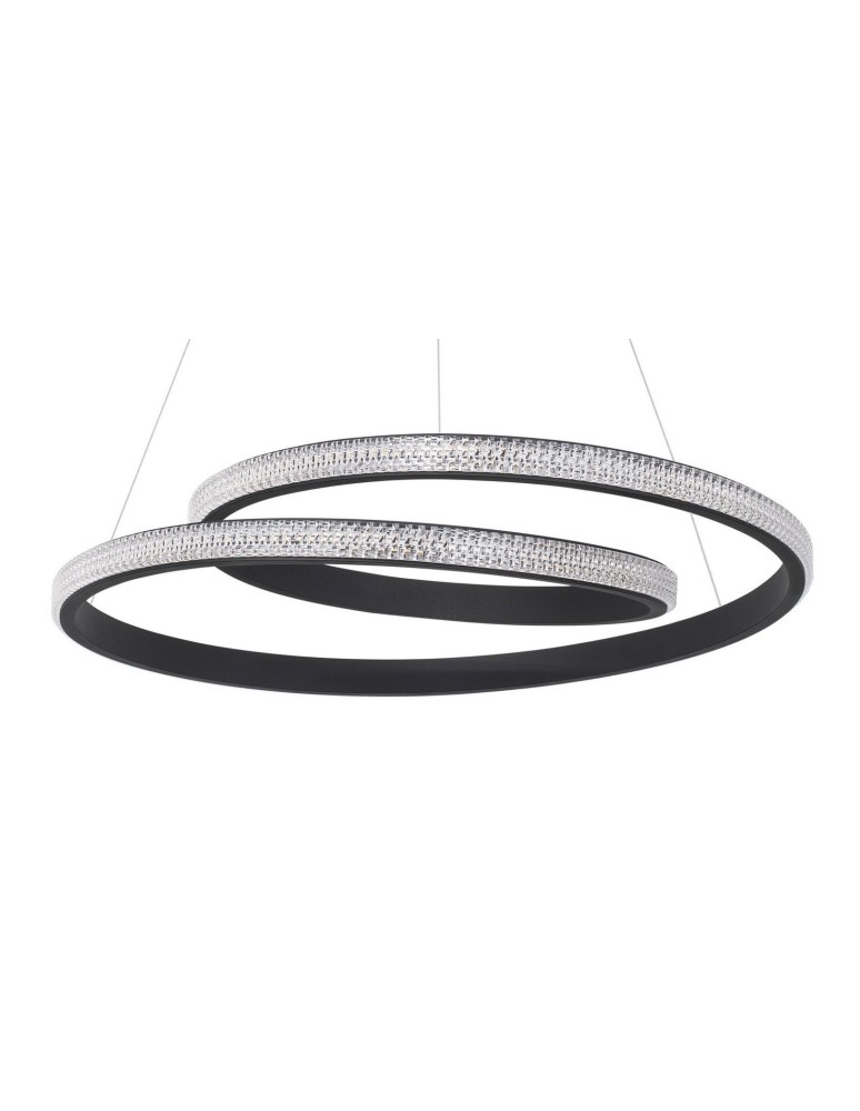 Lampy wiszące LED - Luces Exclusivas OBERA Wisząca LED 25W 1900lm 3000K Ściemnialna czarny LE41713 - product kolory-swiatla.pl 2