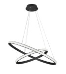 Lampy wiszące LED - Luces Exclusivas OCANA Wisząca LED 45W 2737lm 3000K Ściemnialna czarny mat LE41715 - product 1
