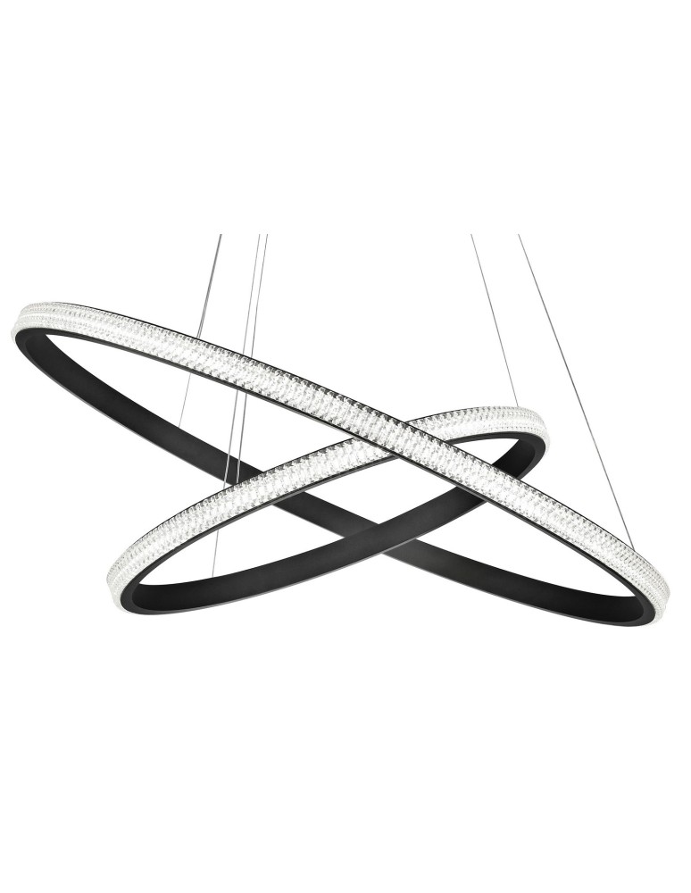 Lampy wiszące LED - Luces Exclusivas OCANA Wisząca LED 45W 2737lm 3000K Ściemnialna czarny mat LE41715 - product kolory-swiatla.pl 2