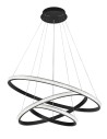 Luces Exclusivas OCANA Wisząca LED 62W 3586lm 3000K Ściemnialna czarny mat LE41716