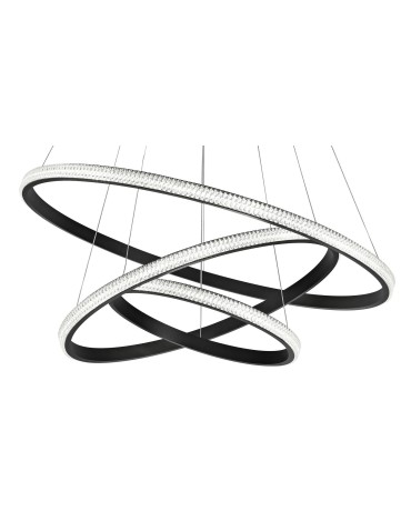 Luces Exclusivas OCANA Wisząca LED 62W 3586lm 3000K Ściemnialna czarny mat LE41716 - product 2