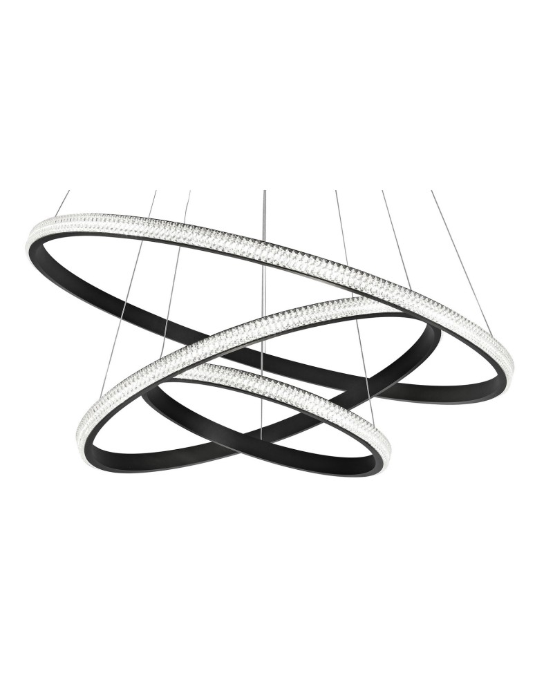 Lampy wiszące LED - Luces Exclusivas OCANA Wisząca LED 62W 3586lm 3000K Ściemnialna czarny mat LE41716 - product kolory-swiatla.pl 2