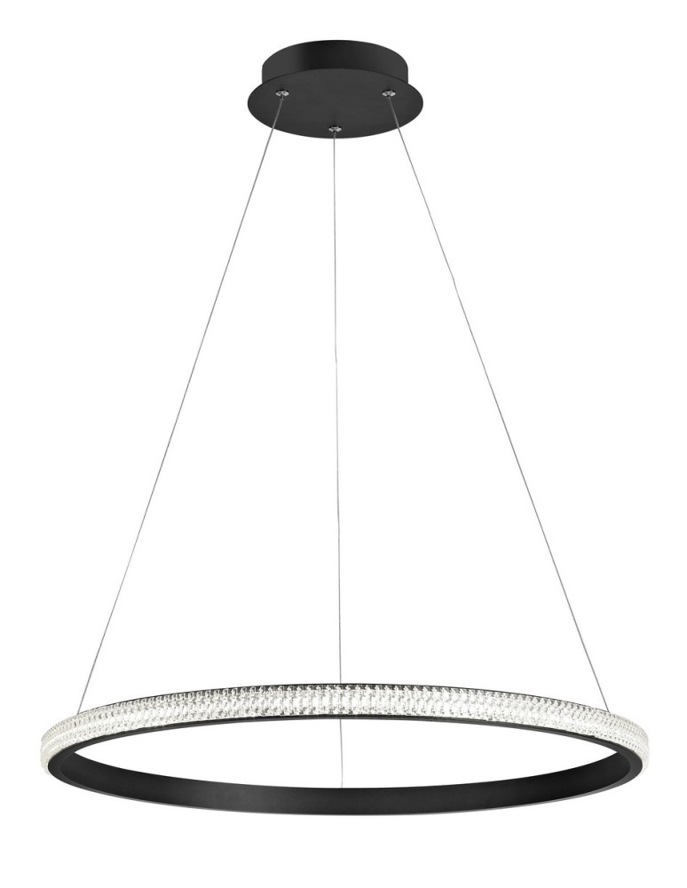 Lampy wiszące LED - Luces Exclusivas OCANA Wisząca LED 29W 1684lm 3000K Ściemnialna czarny mat LE41717 - produkt kolory-swiatla.pl 1