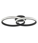 Lampy sufitowe nowoczesne - Luces Exclusivas OCANA Sufitowa LED 28W 1681lm 3000K czarny mat LE41718 - product 1