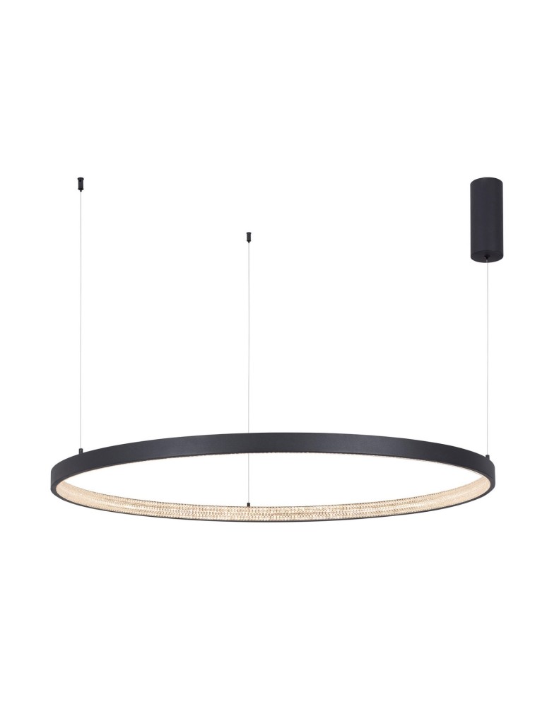 Lampy wiszące LED - Luces Exclusivas MORON Wisząca LED 60W 4030lm 3000K Ściemnialna czarny LE41721 - produkt kolory-swiatla.pl 1