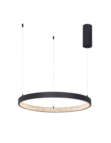 Luces Exclusivas MORON Wisząca LED 37W 2264lm 3000K Ściemnialna czarny LE41723