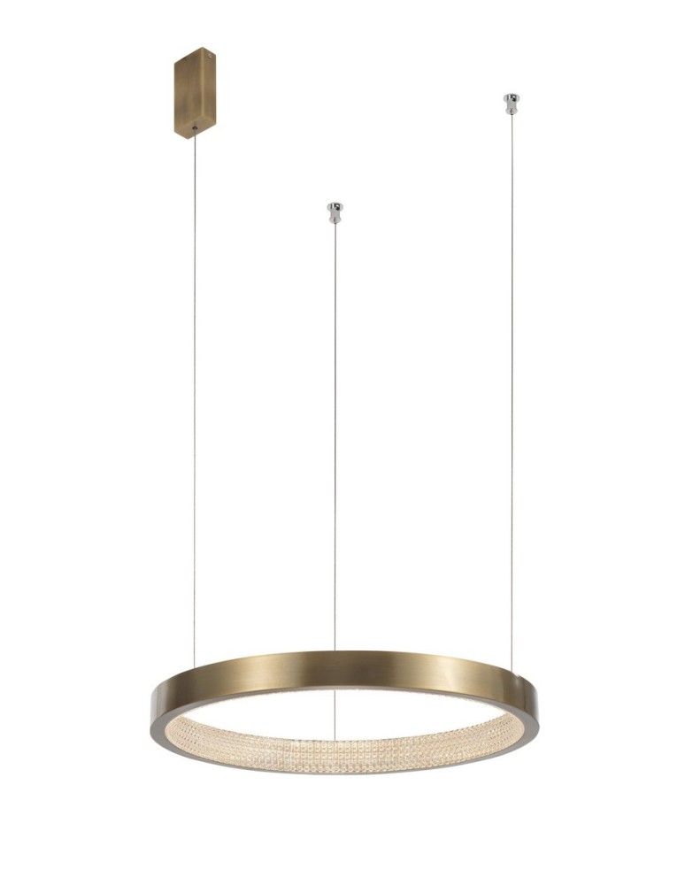 Lampy wiszące LED - Luces Exclusivas ORITO Wisząca LED 18W 1020lm 3000K antyczny mosiądz LE41725 - produkt kolory-swiatla.pl 1