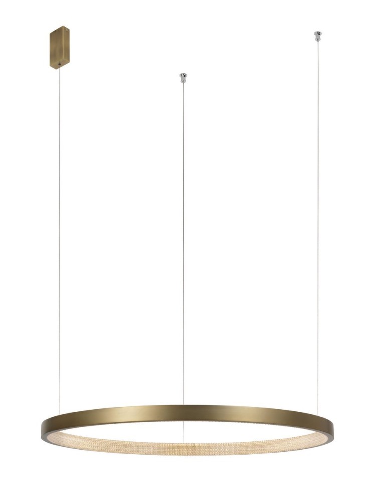 Lampy wiszące LED - Luces Exclusivas ORITO Wisząca LED 30W 1650lm 3000K antyczny mosiądz LE41727 - produkt kolory-swiatla.pl 1