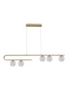 Luces Exclusivas PASTO Wisząca 5xG9 LED złoty mosiądz LE41735