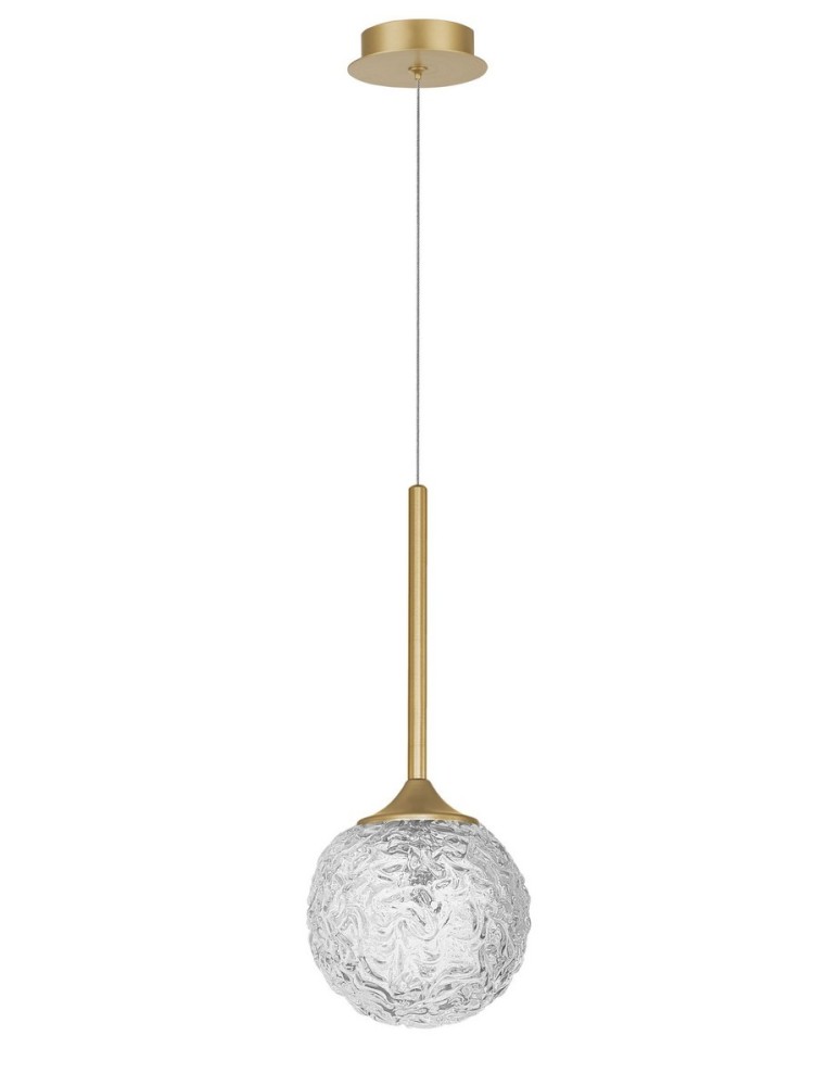 Lampy wiszące pojedyncze - Luces Exclusivas PASTO Wisząca 1xG9 LED złoty mosiądz LE41737 - produkt kolory-swiatla.pl 1
