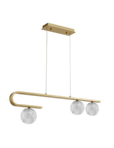 Luces Exclusivas PASTO Wisząca 3x5W LED złoty mosiądz LE41739