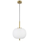 Lampy wiszące - Luces Exclusivas PILAR Wisząca 1xE27 LED biały/antyczny mosiądz LE41754 - product 1