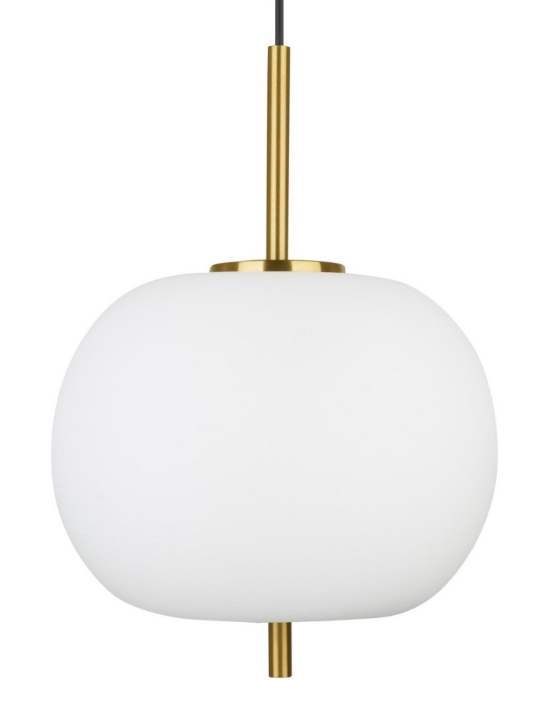 Lampy wiszące - Luces Exclusivas PILAR Wisząca 1xE27 LED biały/antyczny mosiądz LE41754 - product kolory-swiatla.pl 2