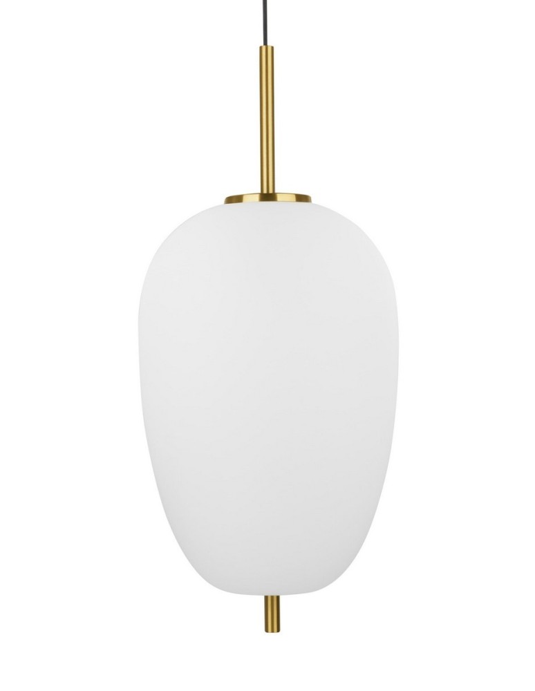 Lampy wiszące - Luces Exclusivas PILAR Wisząca 1xE27 LED biały/antyczny mosiądz LE41756 - product kolory-swiatla.pl 2