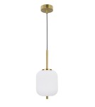 Lampy wiszące - Luces Exclusivas PILAR Wisząca 1xE14 LED biały/antyczny mosiądz LE41758 - produkt 1