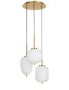 Luces Exclusivas PILAR Wisząca 3xE14 LED biały/antyczny mosiądz LE41761