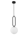 Luces Exclusivas PINTO Wisząca 1xE27 LED biały/czarny LE41765