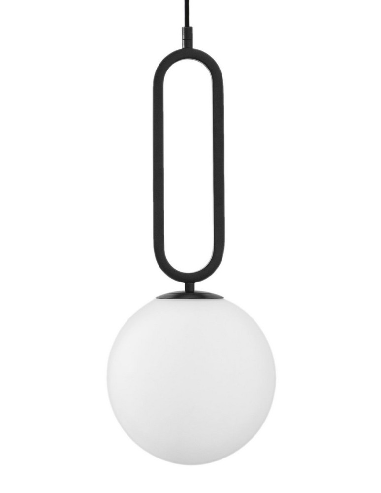 Lampy wiszące - Luces Exclusivas PINTO Wisząca 1xE27 LED biały/czarny LE41765 - produkt kolory-swiatla.pl 2