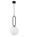 Luces Exclusivas PINTO Wisząca 1xE27 LED biały/czarny LE41766