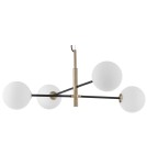 Lampy wiszące - Luces Exclusivas PLATO Wisząca 4xG9 LED biały/czarny/satynowe złoto LE41769 - product 2