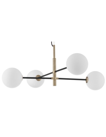 Luces Exclusivas PLATO Wisząca 4xG9 LED biały/czarny/satynowe złoto LE41769 - produkt 2