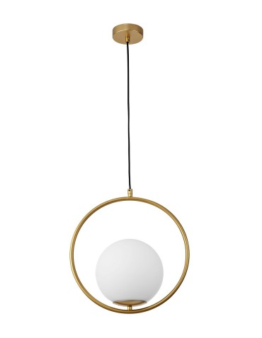 Luces Exclusivas RENGO Wisząca 1xE27 LED złoty mosiądz LE41770