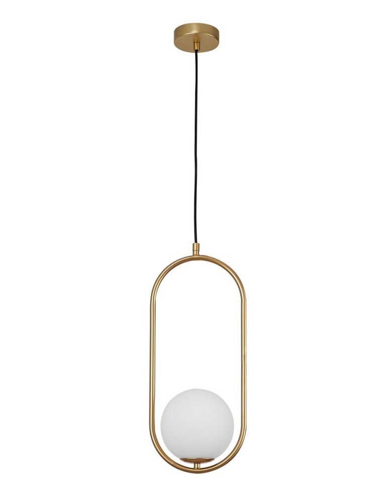 Lampy wiszące - Luces Exclusivas RENGO Wisząca 1xG9 LED złoty mosiądz LE41771 - produkt kolory-swiatla.pl 1
