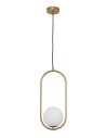 Luces Exclusivas RENGO Wisząca 1xG9 LED złoty mosiądz LE41771