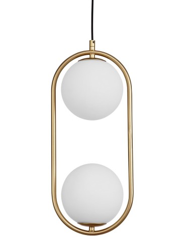 Luces Exclusivas RENGO Wisząca 2xG9 LED złoty mosiądz LE41772