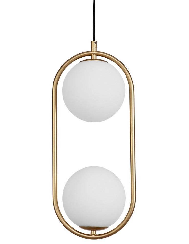 Luces Exclusivas RENGO Wisząca 2xG9 LED złoty mosiądz LE41772