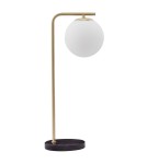 Lampy stołowe nowoczesne - Luces Exclusivas RIOJA Stołowa 1xE14 LED satynowe złoto LE41774 - product 1