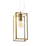 Lampy wiszące geometryczne - Luces Exclusivas SALTA Wisząca 1xE27 LED antyczny mosiądz LE41779 - produkt 2