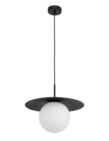 Luces Exclusivas SALTO Wisząca 1xE27 LED czarny mat LE41781