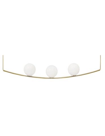Luces Exclusivas SORIA Wisząca 3xE14 LED opal/mosiądz LE41785 - product 2