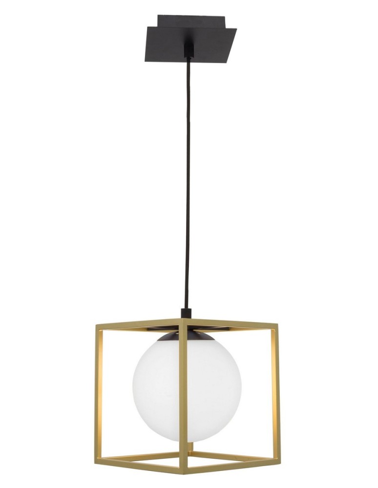 Lampy wiszące w kolorze mosiądz - Luces Exclusivas PLATA Wisząca 1xE14 LED mosiądz LE41786 - produkt kolory-swiatla.pl 1