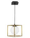 Luces Exclusivas PLATA Wisząca 1xE14 LED mosiądz LE41786