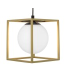Lampy wiszące w kolorze mosiądz - Luces Exclusivas PLATA Wisząca 1xE14 LED mosiądz LE41786 - product 3