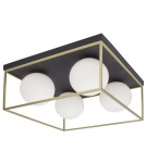 Lampy sufitowe nowoczesne - Luces Exclusivas PLATA Sufitowa 4xE14 LED mosiądz LE41787 - product 1