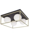 Luces Exclusivas PLATA Sufitowa 4xE14 LED mosiądz LE41787