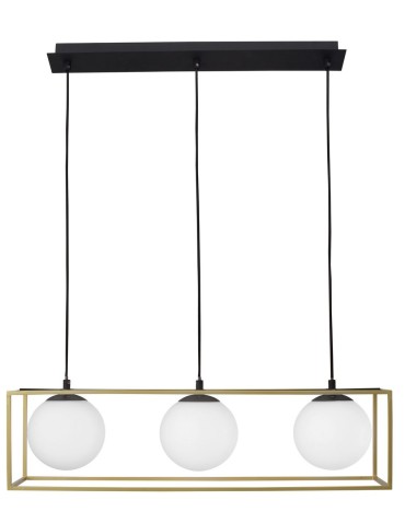 Luces Exclusivas PLATA Wisząca 3xE14 LED mosiądz LE41788