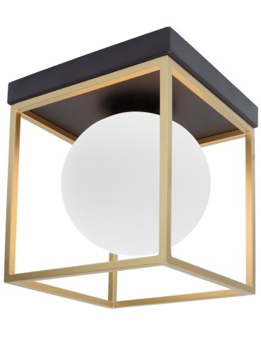 Luces Exclusivas PLATA Sufitowa 1xE14 LED mosiądz LE41789