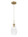 Luces Exclusivas TULUA Wisząca 1xE27 LED złoty/transparentny LE41796